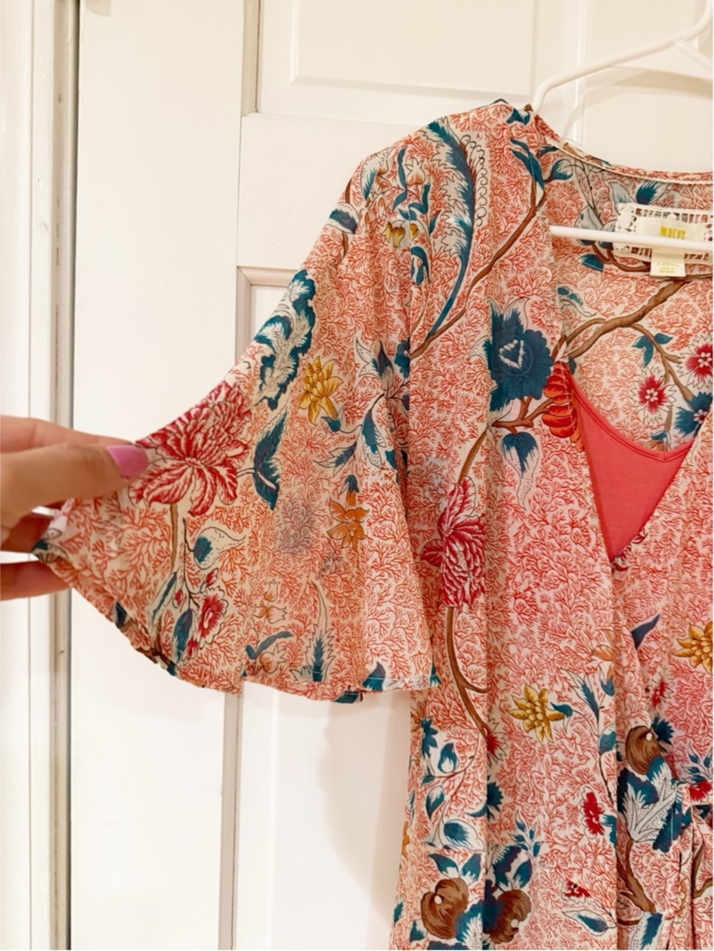 Anthropologie Maeve Adelaide Wrap Midi Dress Sz XS - Picture 9 of 10